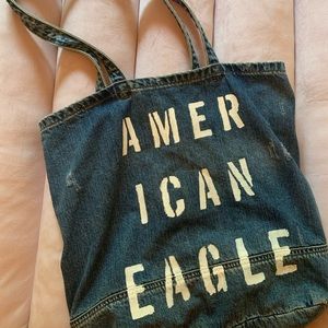 American Eagle denim tote bags NWOT